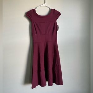 banana republic maroon dress